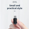 Black PC plastic infrared emitter capsule with Lightning connector for universal device control
