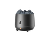 Volcano shaped humidifier with aromatherapy function in white or black colour