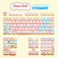 Clip Doll mechanical keyboard keycap set with sublimation printed doll theme design