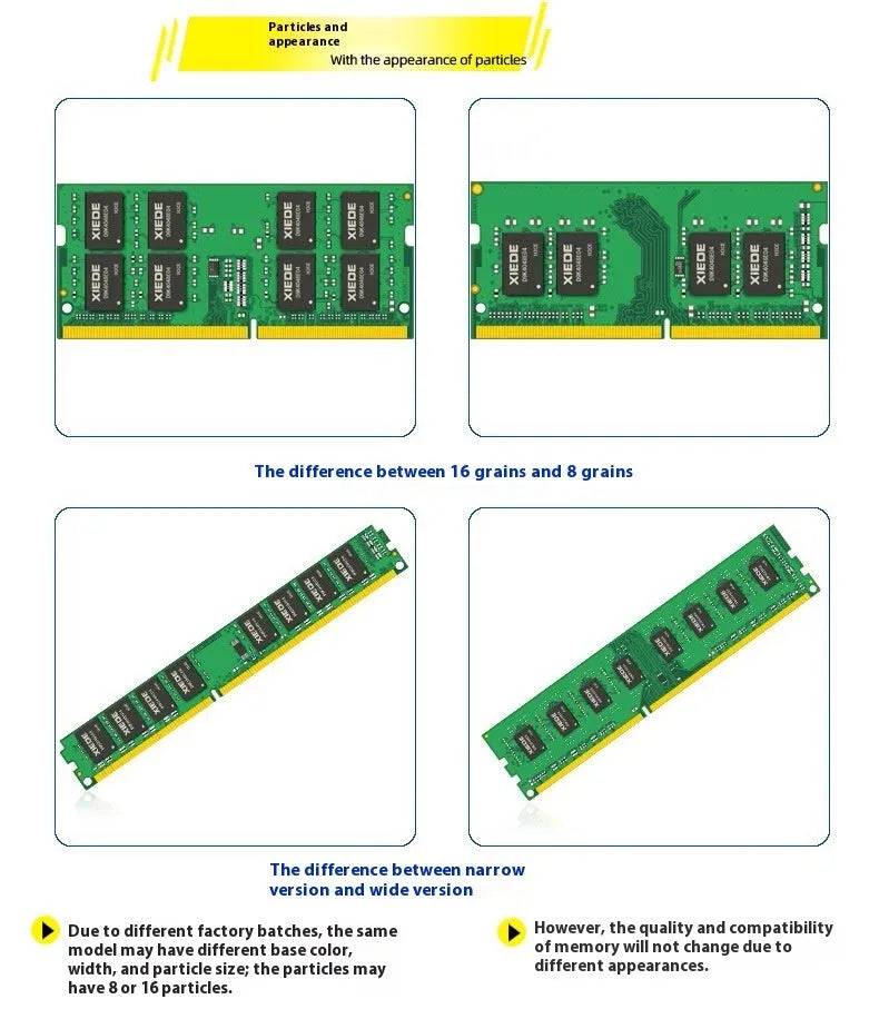 DDR3 4GB 1600MHz desktop memory module with gold contacts and black PCB