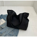 Soft folding Oxford cloth commuter tote bag in street style colours