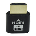 26.5mm graphics card virtual display dongle with HDMI interface in gold finish
