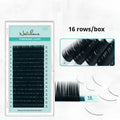 Women's soft velvet artificial fibre false eyelashes in 7-15mm lengths, multi-size options for natural look
