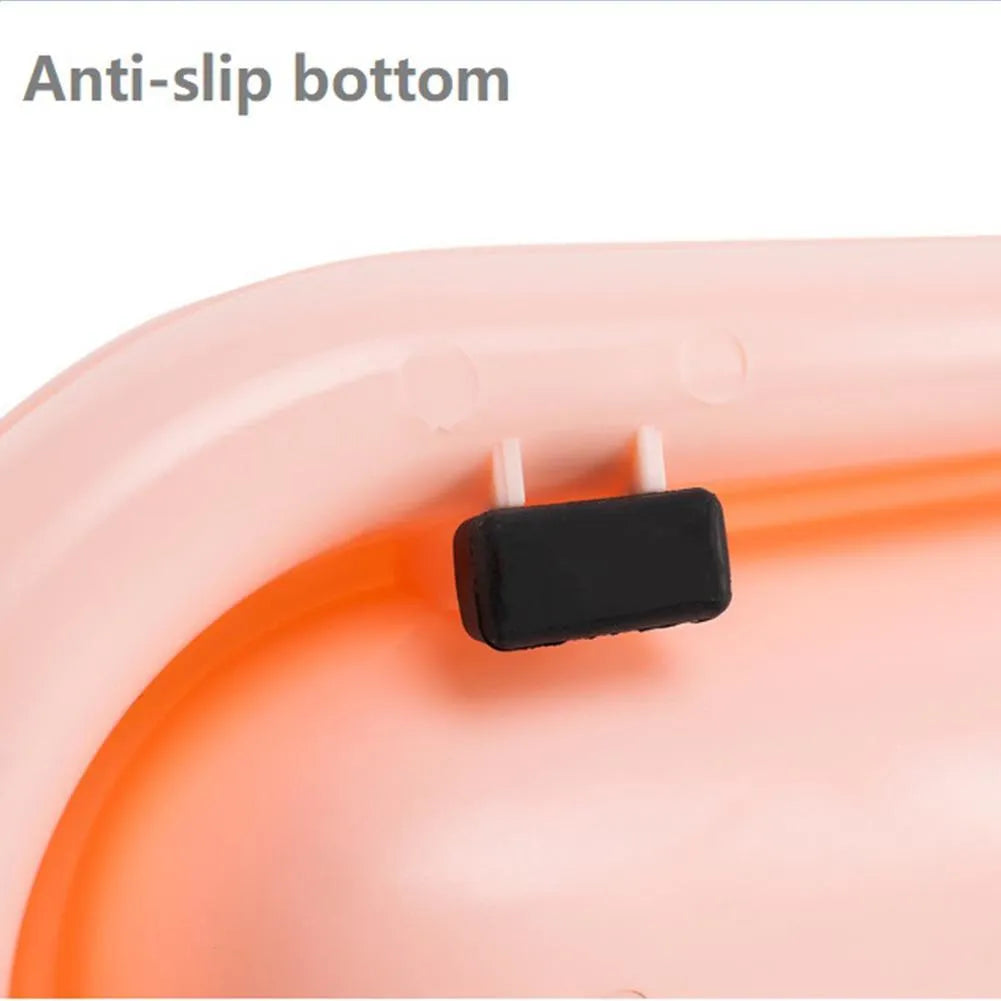 Leakproof pet bowl feeder set for cats and dogs in green pink and yellow colours