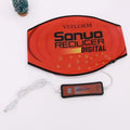Hot compress waist support belt for yoga with sauna massage function