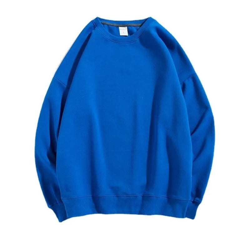 Women's loose round neck off shoulder cotton sweater in a mint green colour, long sleeves.