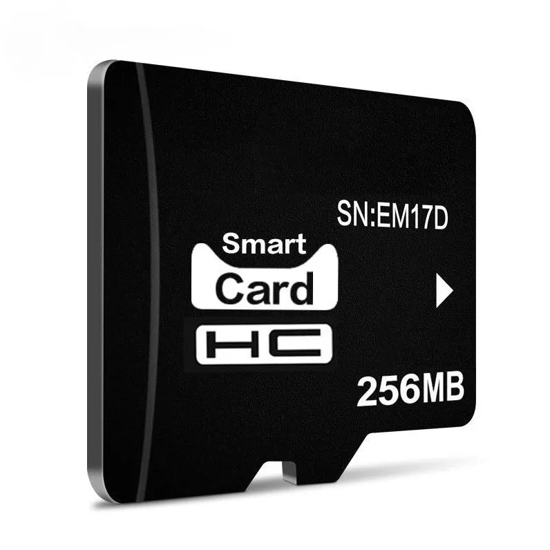 256MB TF memory card with compact 11x15x1mm dimensions for portable electronics