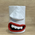 American style resin tissue box cover desktop ornament in funny tissue paper holder colour measuring 8.5cm by 14.6cm