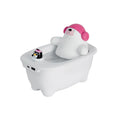 White USB air humidifier with 550ml water tank and adjustable mist control