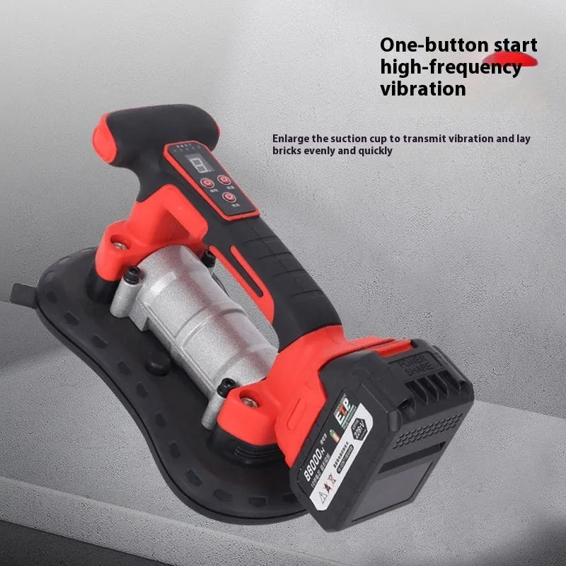 21V automatic tile laying machine with batteries and charger for floor tiles up to 200cm