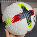 Fluorescent green size 5 PU football for training and league matches