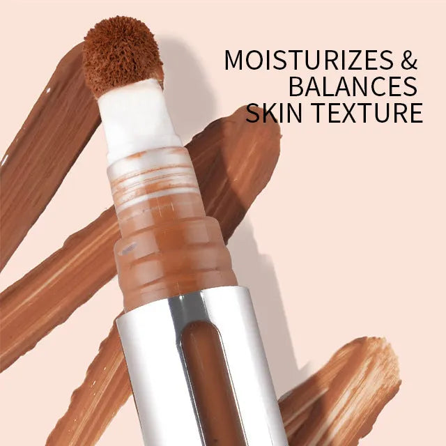 Waterproof concealer pen with 24 shade options for contour and nose shadow coverage