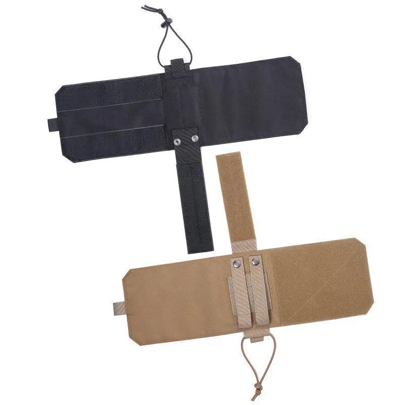 Oxford cloth adjustable heat-holding bottle cover for outdoor flasks in black or khaki colour