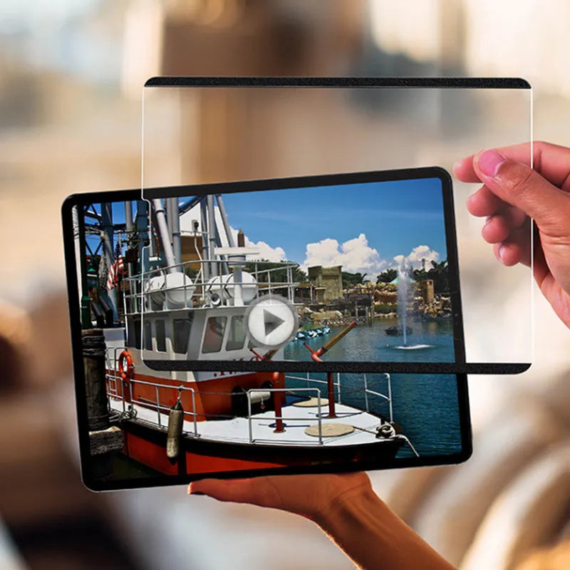 Magnetic detachable PET screen film for iPad mini 6, iPad Air 4, and iPad Pro 11-inch models.