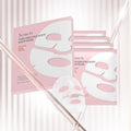 Collagen layered patch mask 4-piece set for facial skincare