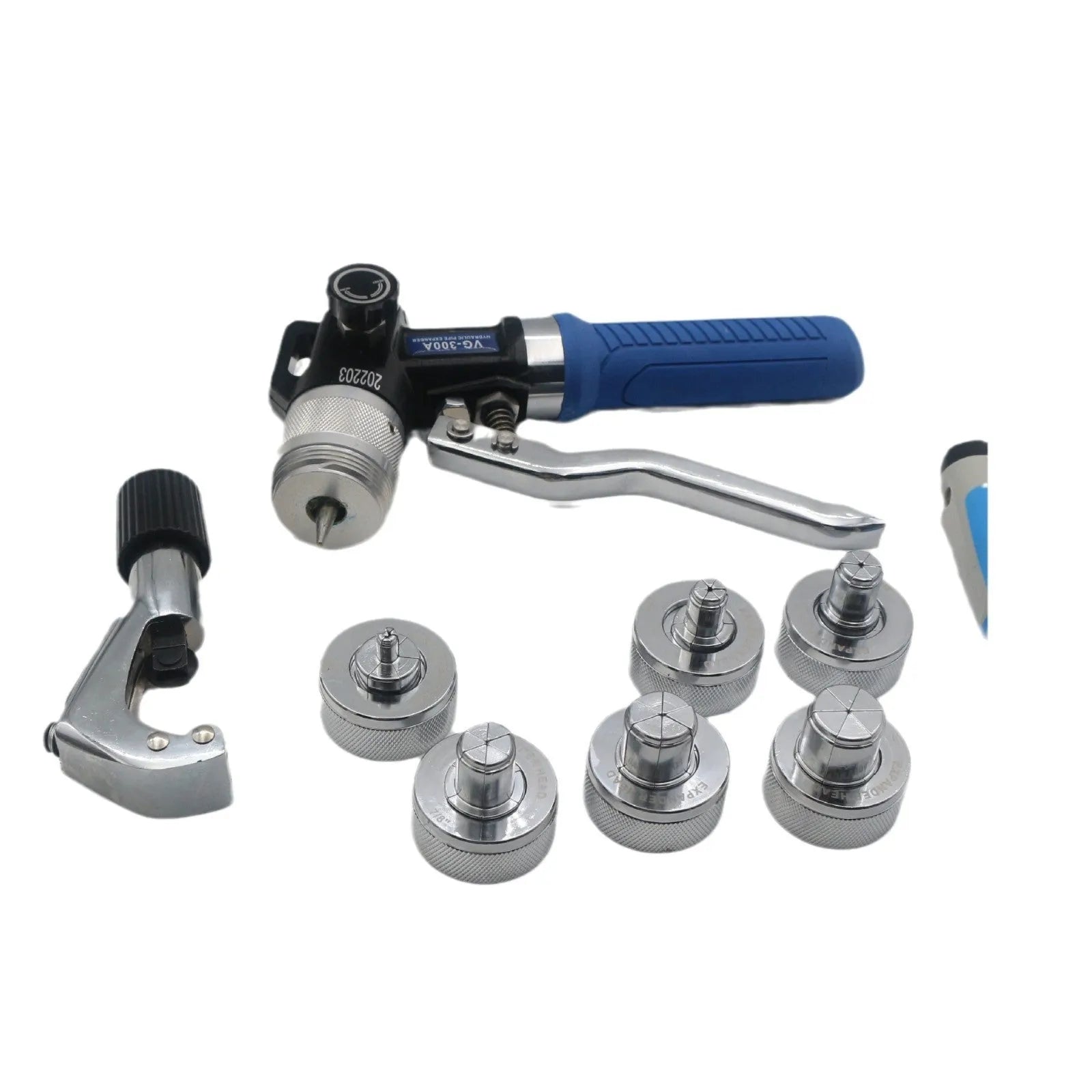 VG-300 style hydraulic tube expander tool for refrigeration work, made from high-strength alloy steel.