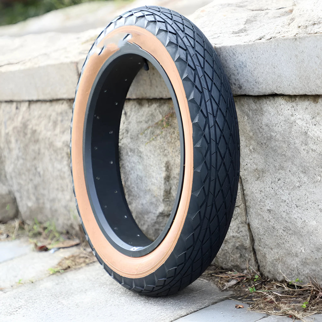 20x4.0 inch brown sidewall rubber tyre for electric snowmobile and beach car replacement