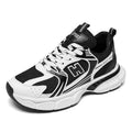 Men's mesh running shoes in black, white and grey, or white orange colours with plastic sole