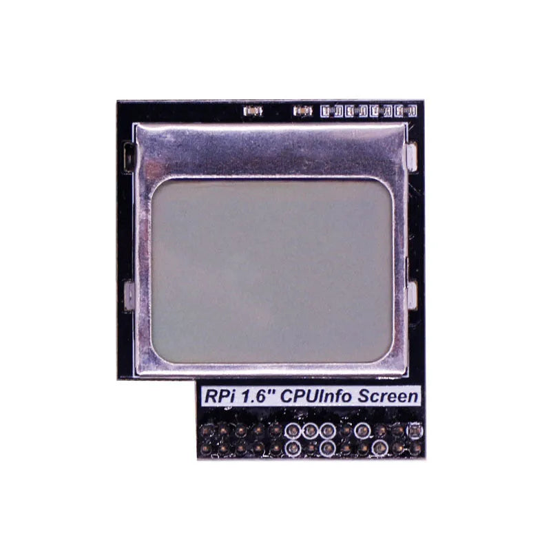 1.6 inch LCD display screen for Raspberry Pi CPU monitoring with backlight switch