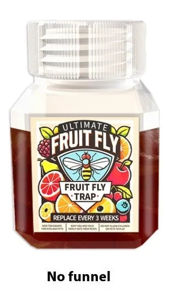 Fruit fly bait liquid bottle for indoor insect traps with multiple specification options
