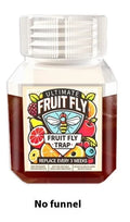 Fruit fly bait liquid bottle for indoor insect traps with multiple specification options
