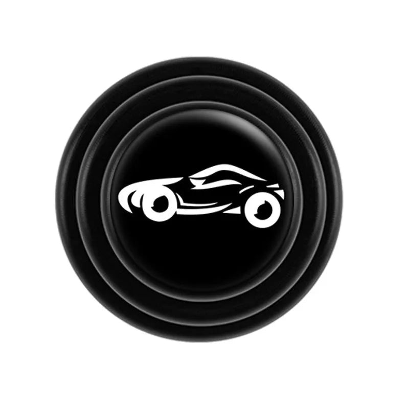 20mm black and luminous silicone car door shock pads for anti-collision protection