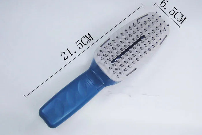 Pet ion comb with 78 teeth, 21.5cm length, removable brush head, and dual air purification for cats and dogs