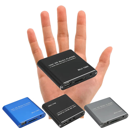 1080P Full HD media player with all-metal construction and HDMI interface