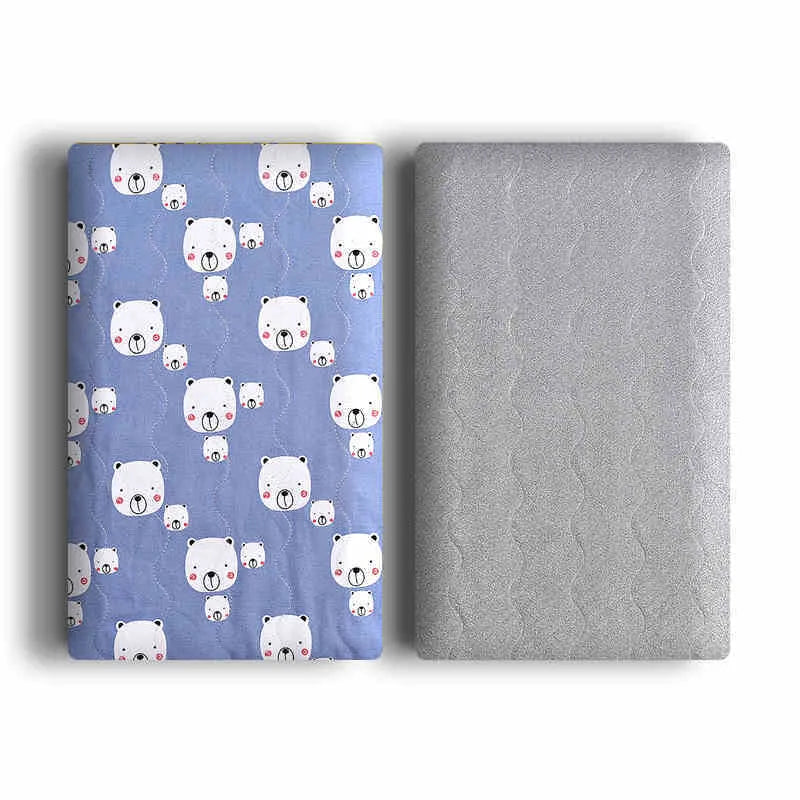 Pet double-sided cotton velvet blanket kennel mat in multicolour prints on white background