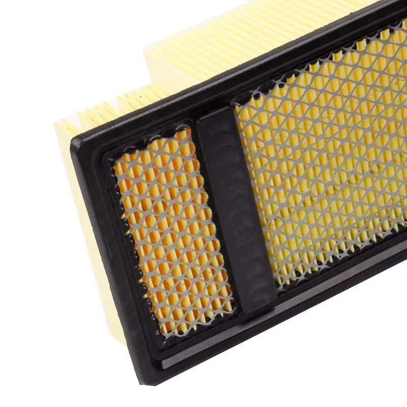 Dodge Ram pickup truck replacement air filter cartridge with sealing ring.