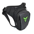 Motorcycle leg bag made of 1200D Oxford cloth in red colour with adjustable straps
