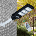 Integrated solar street light unit with LED illumination for outdoor pathway and garden lighting