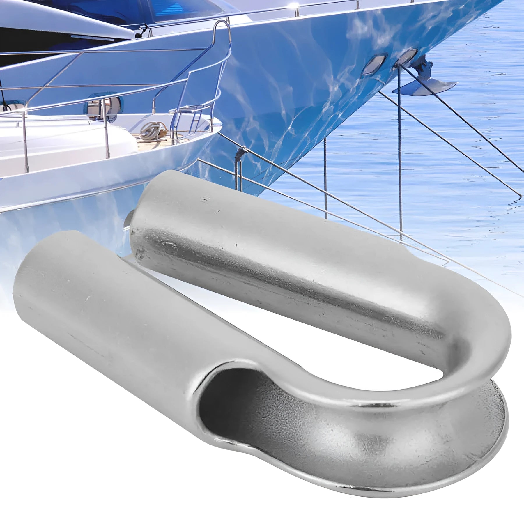Stainless steel chicken heart ring round sleeve ring set in multiple metric sizes for tubular coupling