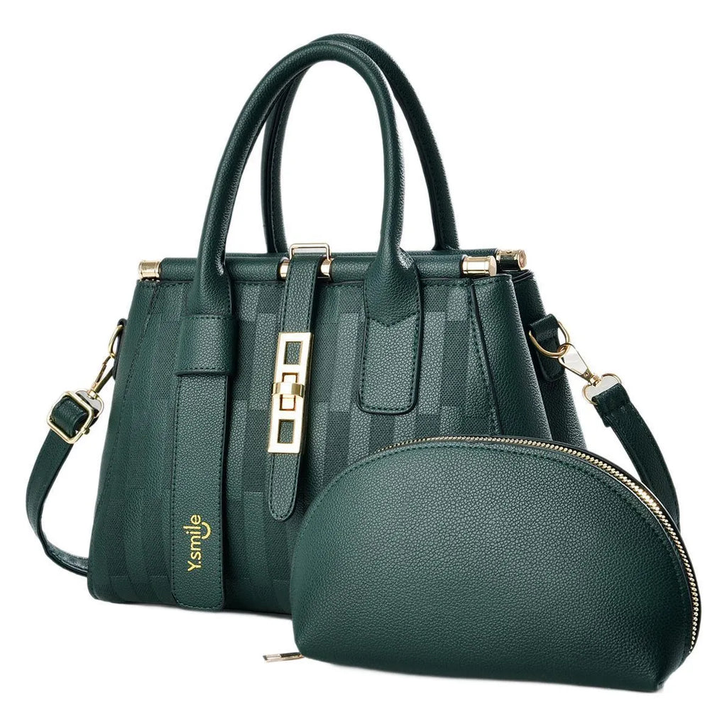 Round women's PU crossbody handbag with adjustable strap in one of seven colour options