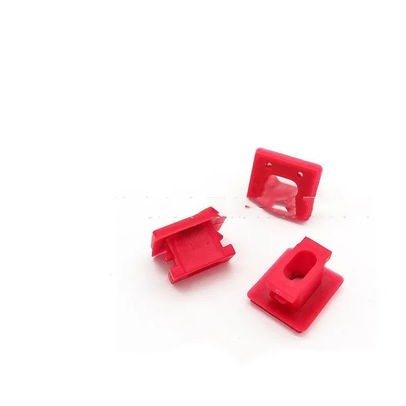 Pack of white plastic interior trim panel clip fasteners for BMW vehicles