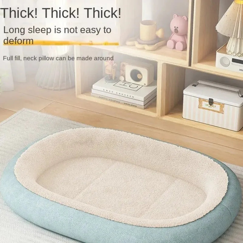 Thickened winter dog kennel for small-medium pets, available in four colours and five sizes up to 90x70cm