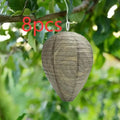 Beehive-shaped paper lantern measuring 22cm diameter by 28cm height with wire frame