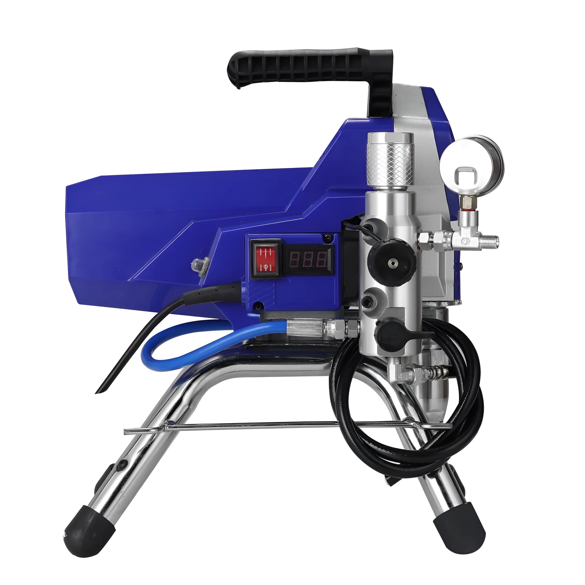3901 fireproof paint high-pressure airless spraying machine with spray gun and 10m hose on table assembly