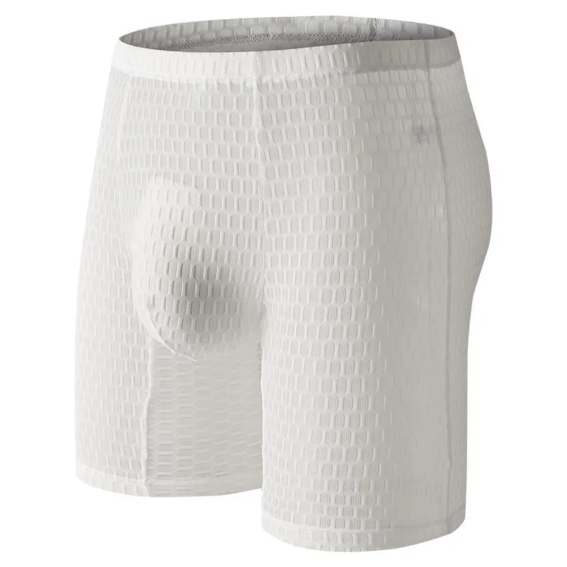 Men's lace boxer shorts with hip-lifting shaping in five colour options