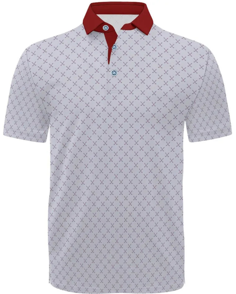 Men's 3D printed short sleeve t-shirt with zipper decorations in Japanese retro style