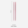Complete set of lengthened crochet hooks in assorted sizes from 2.0mm to 10.0mm with protective caps.