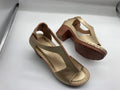 Womens plus size peep toe wedge sandals with buckle and low heel in various colours.