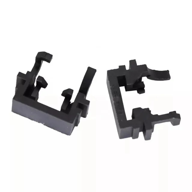 Black plastic LED headlight adapter bracket for Ford vehicles measuring 30.7 x 10 x 26 mm
