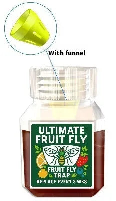 Fruit fly bait liquid bottle for indoor insect traps with multiple specification options