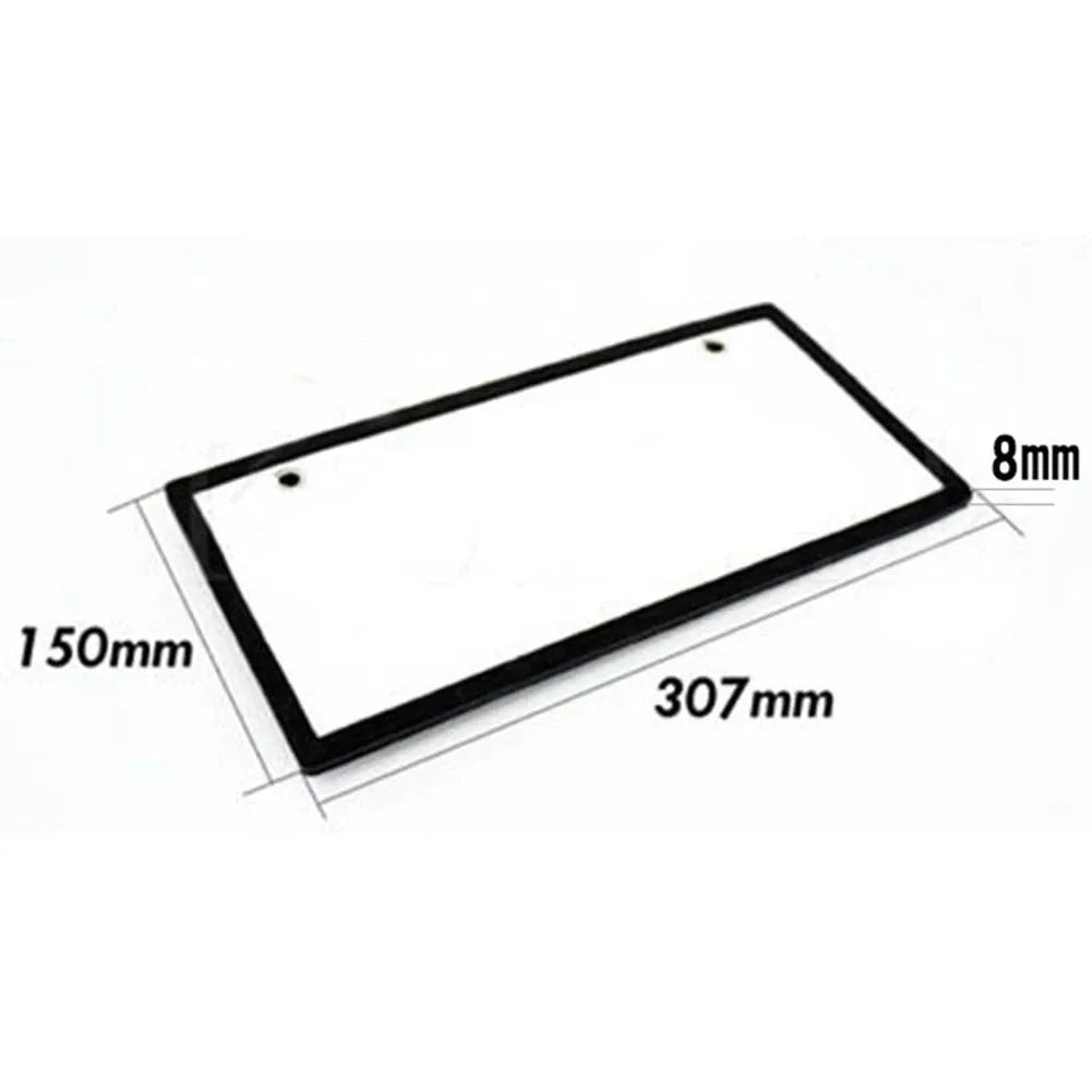 Two plastic LED light bars for truck licence plate illumination, showing uniform soft white light.
