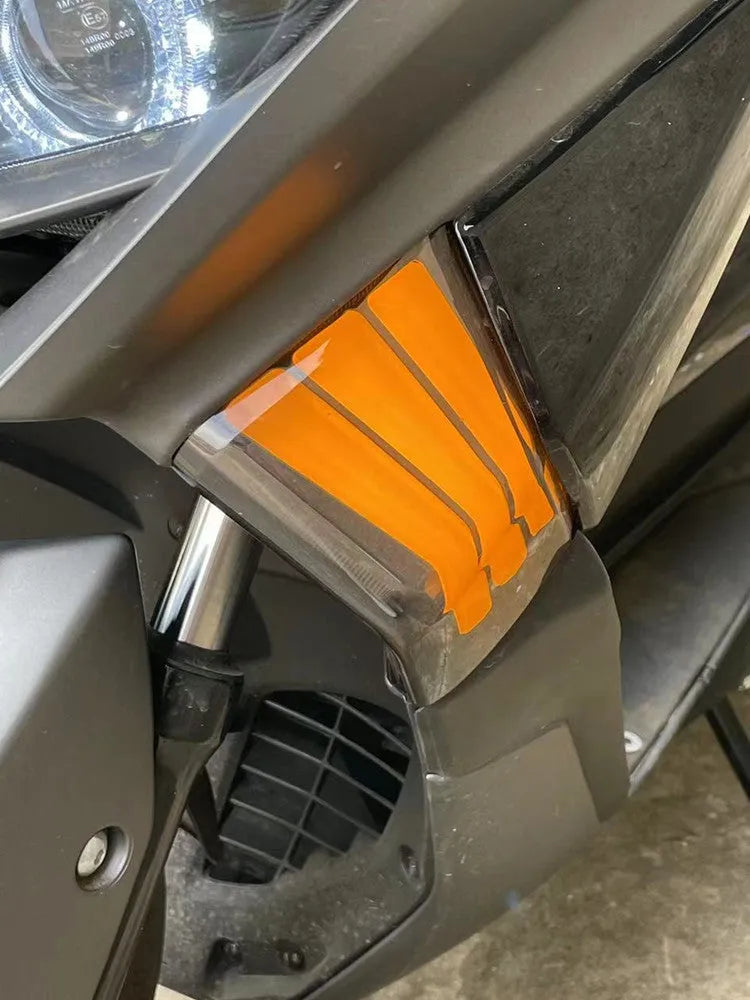 Yellow LED cornering indicator lights for Tianying TS150 motorcycle