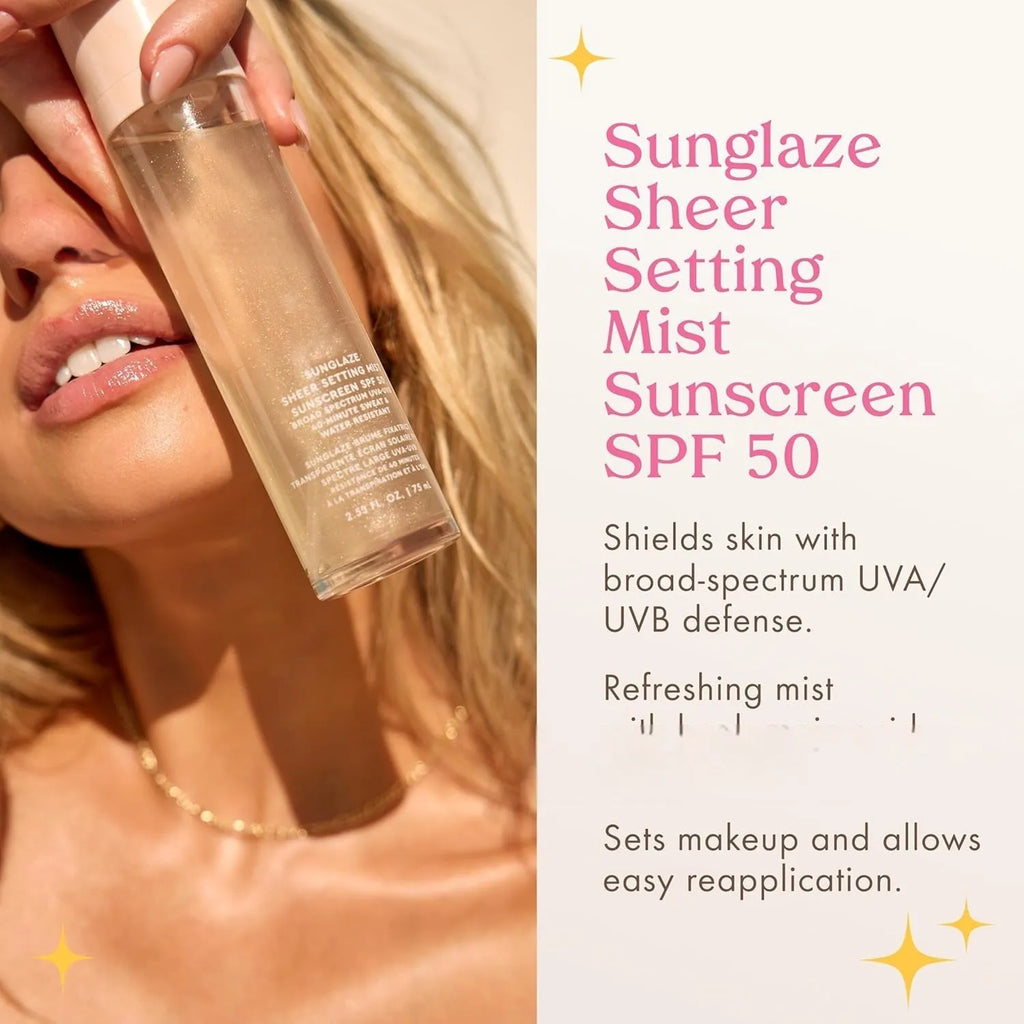 75ml makeup setting spray and hydrating toner in spray bottle with fine mist nozzle