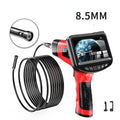 8.5mm diameter dual-lens endoscope camera with multiple wiring configuration options