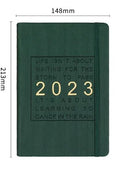 Creative trend student almanac schedule calendar diary with imitation leather cover and wireless binding