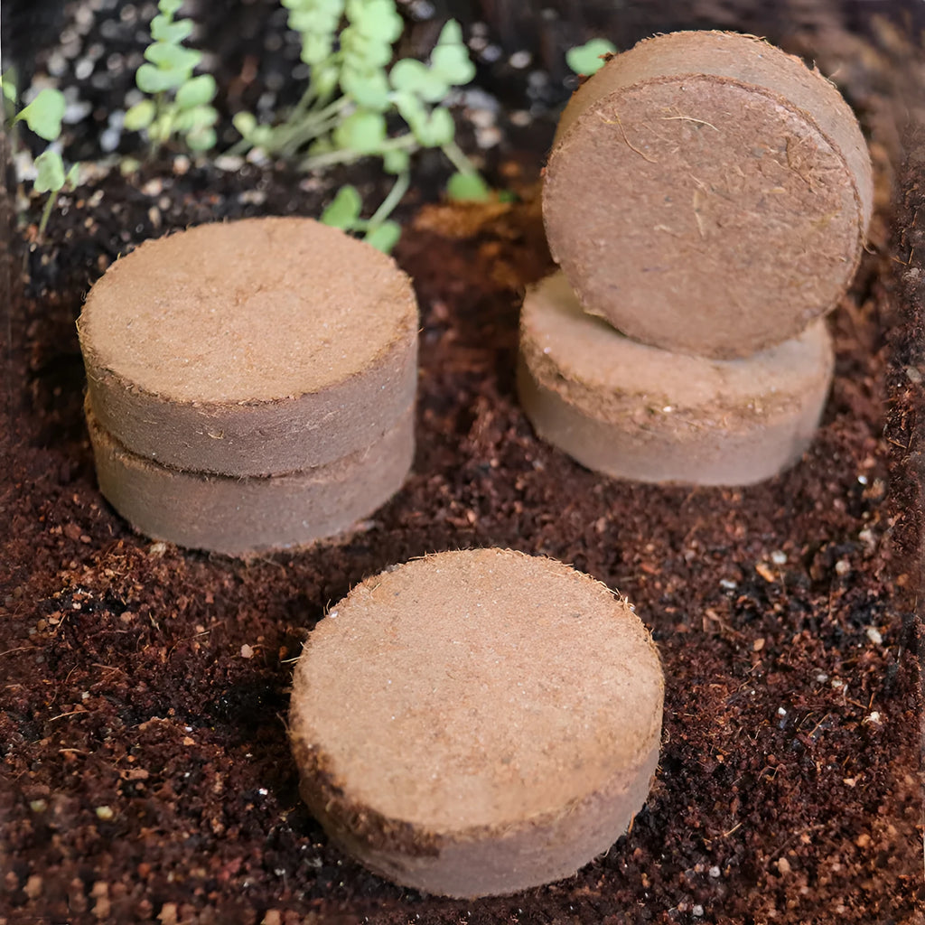 Eight sizes of nutrient soil planting blocks for vegetable seedling cultivation